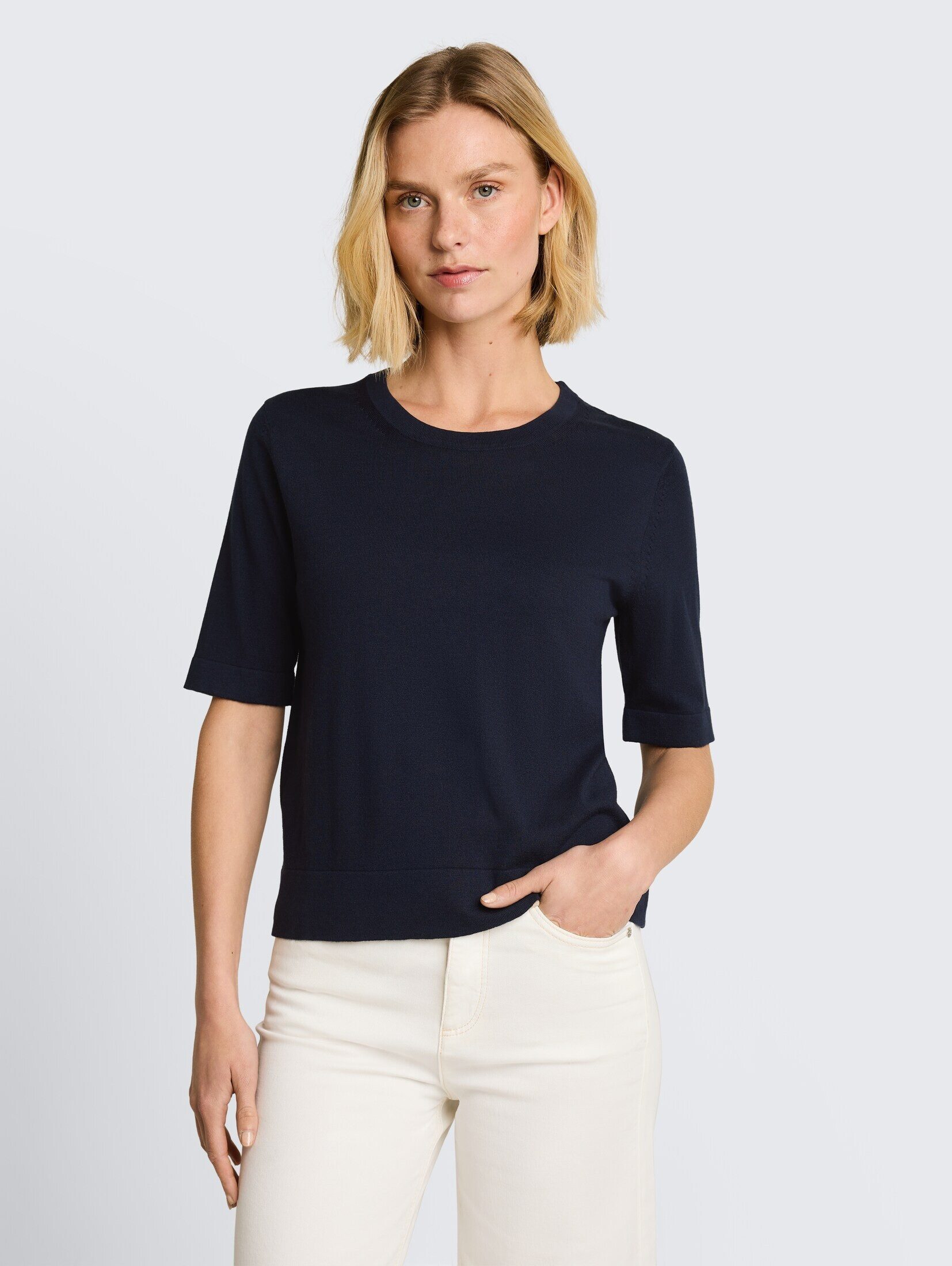 TOM TAILOR Strickpullover Pullover & Strickjacken Strickpullover mit Seidenanteil