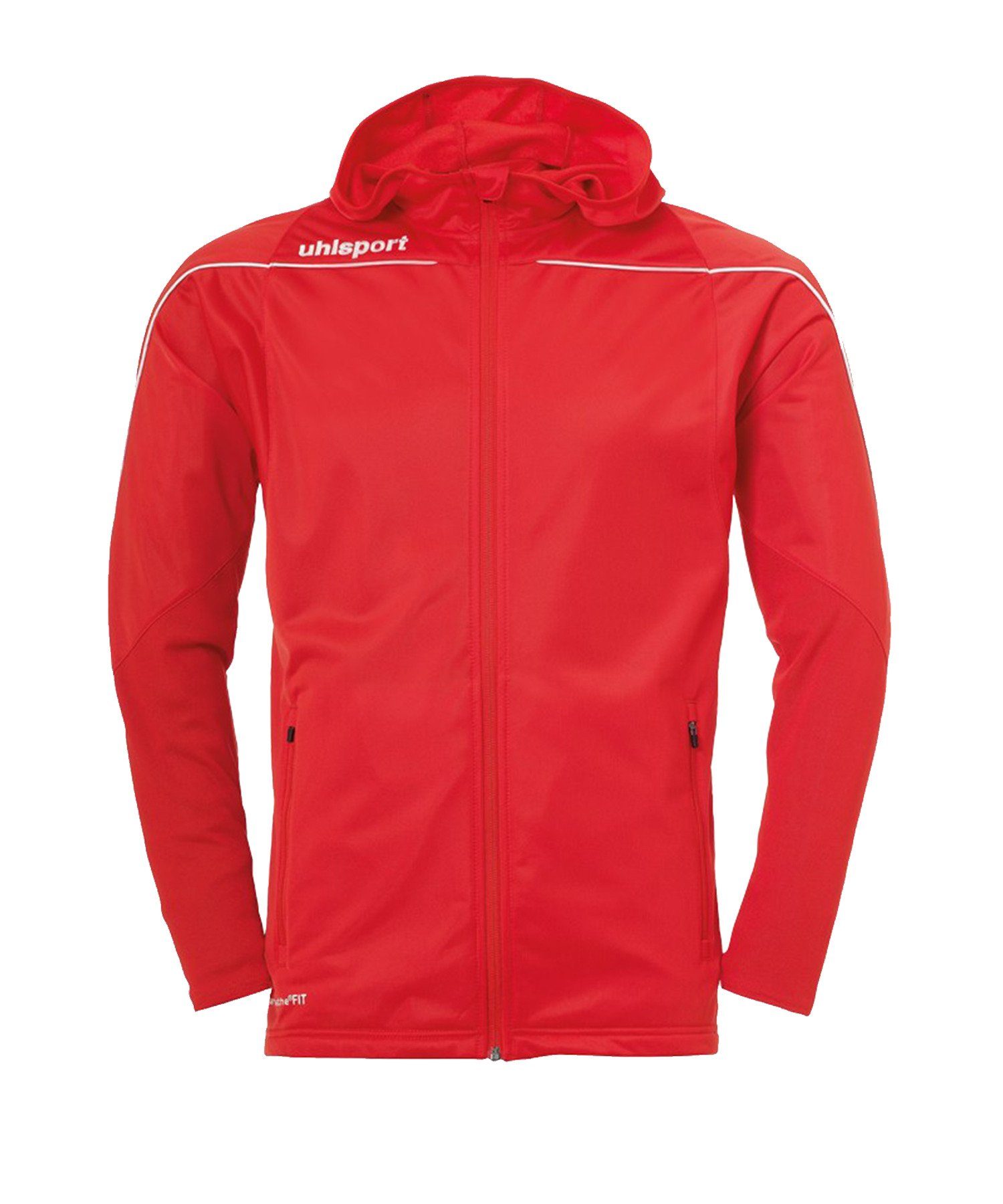 Kapuzenjacke 22 Stream uhlsport Sweatjacke RotWeiss