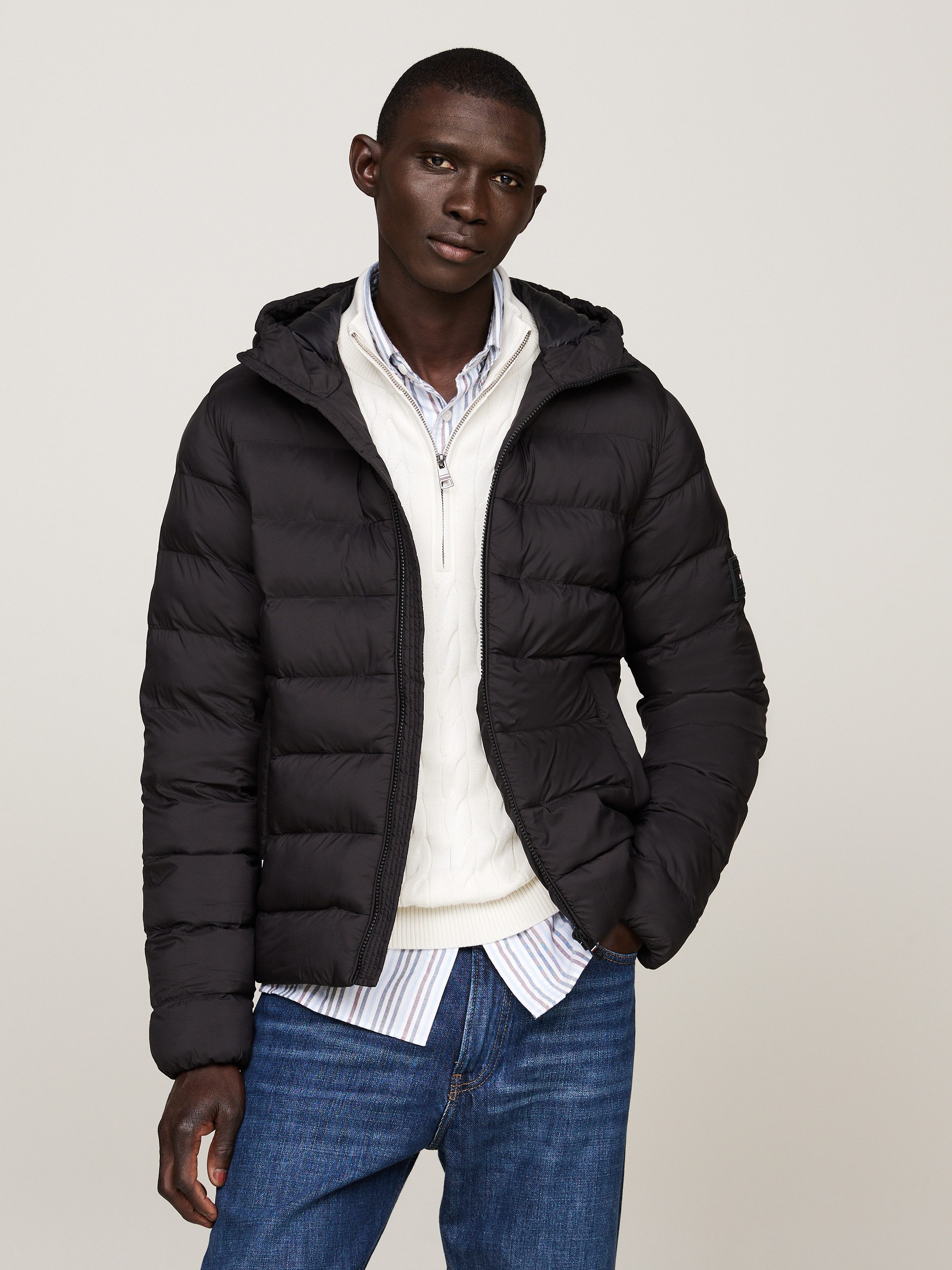 Tommy Hilfiger Steppjacke MID WEIGHT HOODED günstig online kaufen