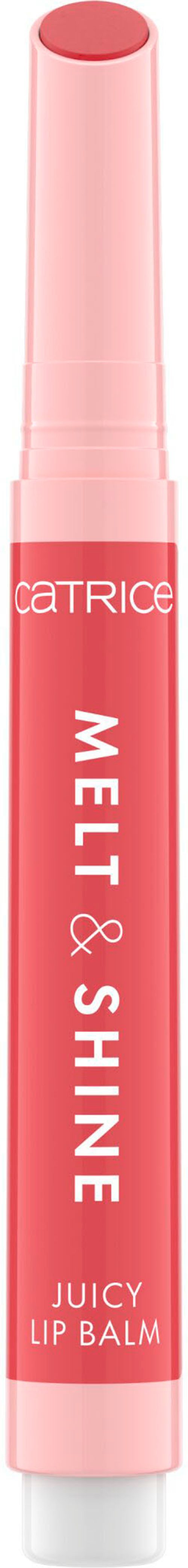 Catrice Lippenbalsam MELT & SHINE JUICY LIP BALM, 3-tlg., zartschmelzender Lippenbalsam für voller aussehende Lippen