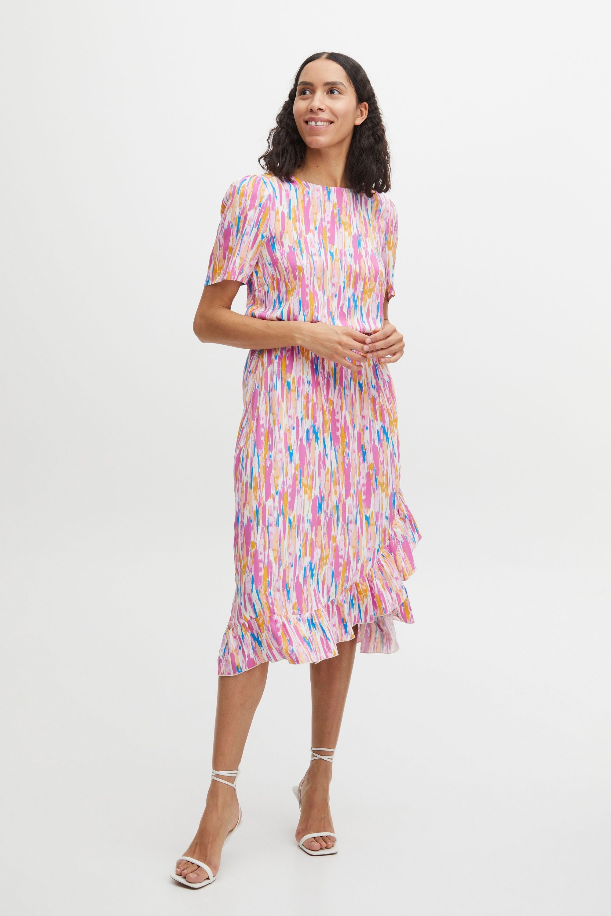 b.young Jerseyrock BYMMJOELLA LONG FRILL SKIRT - LIGHT WOVEN