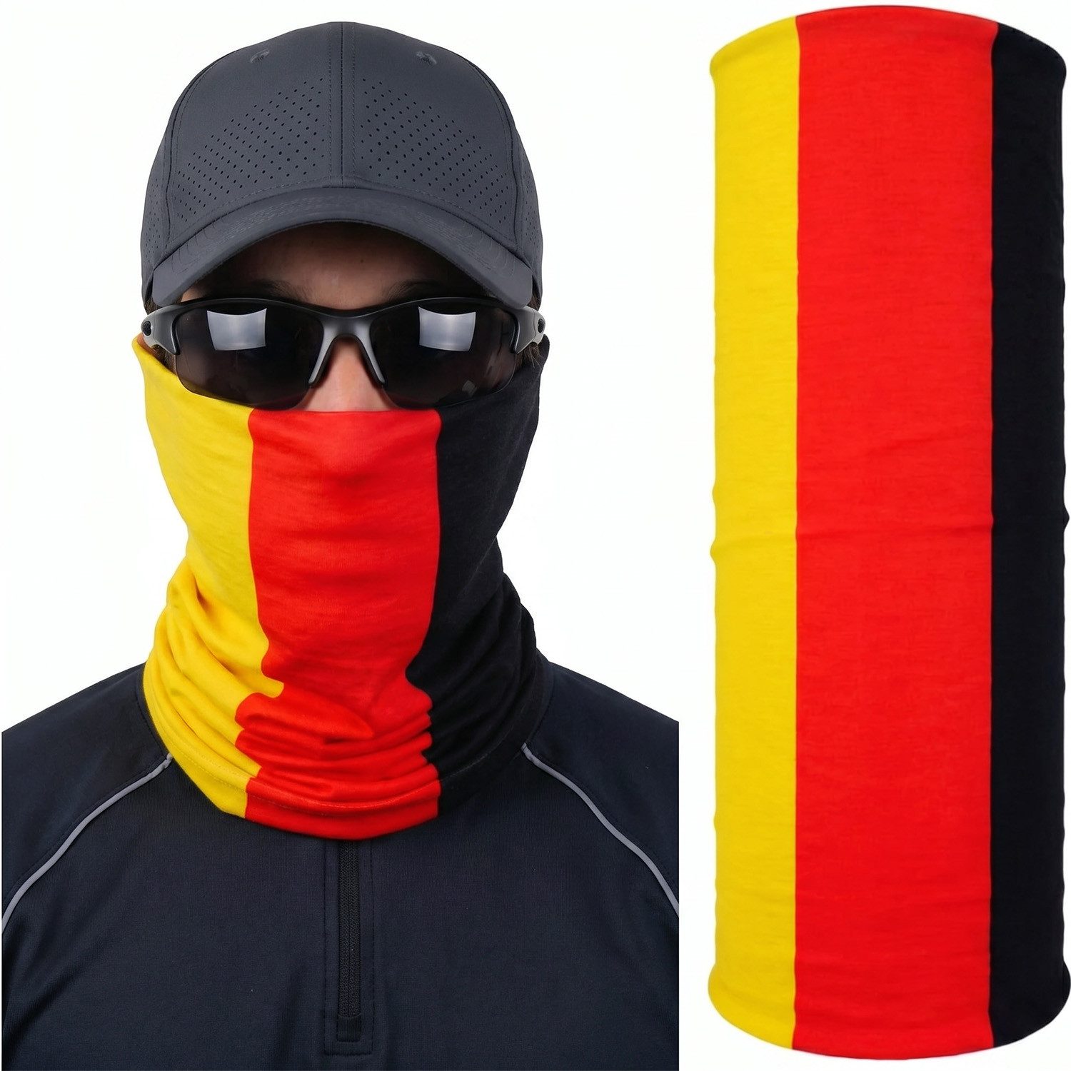 MOPUEA Multifunktionstuch Kopftuch Gesichtsmaske Halstuch multifunktionales Stirnband Modetuch, (1-St)