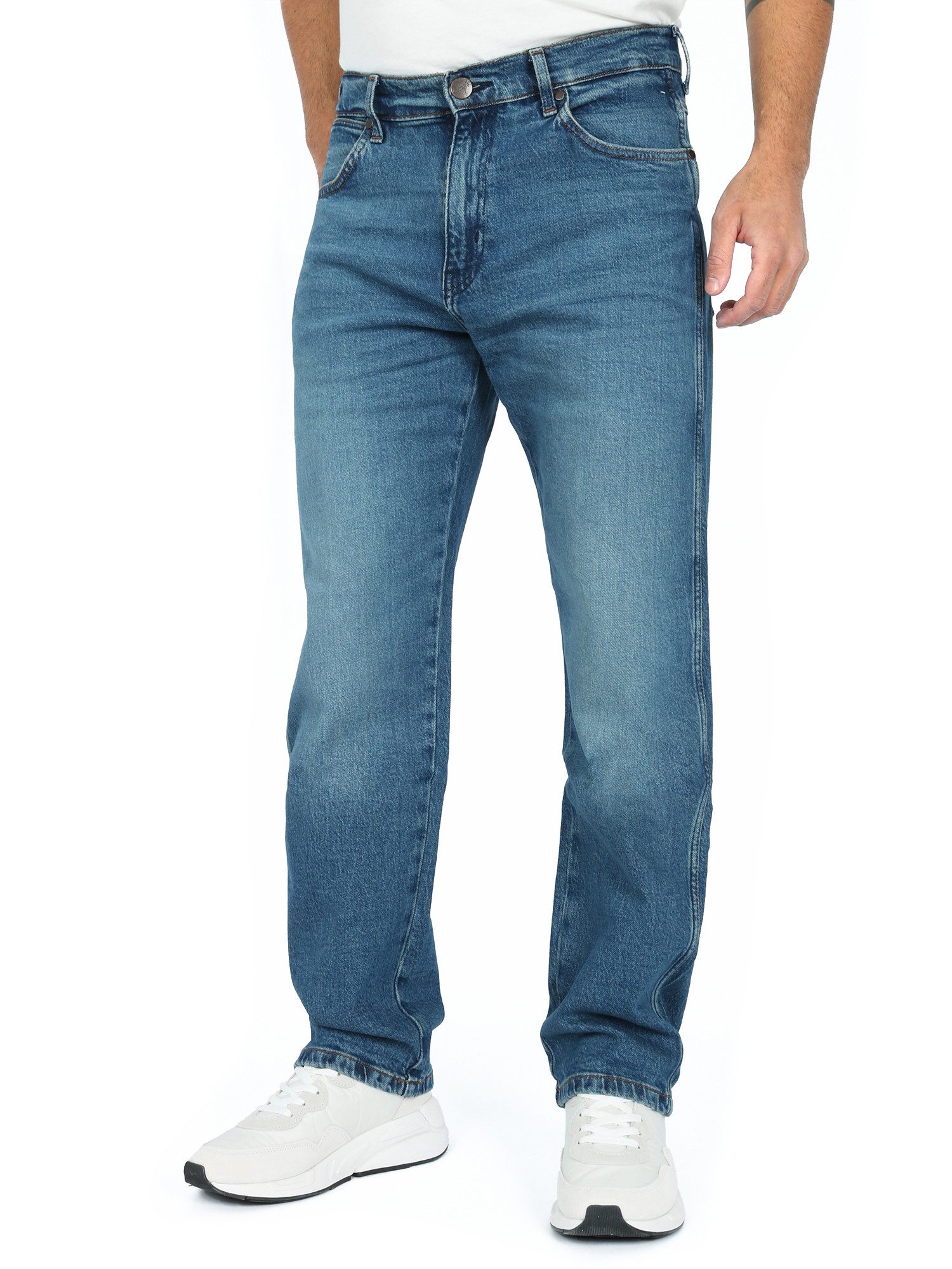 Wrangler Straight-Jeans Relaxed Fit - Frontier günstig online kaufen