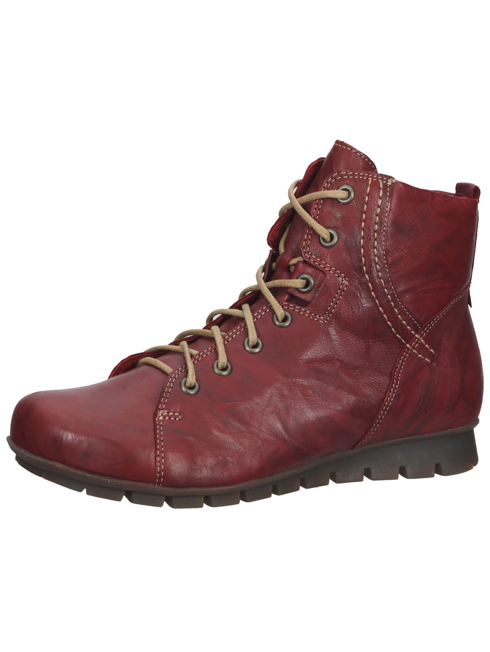 Think! Think! Stiefelette Nappaleder Schnürstiefelette
