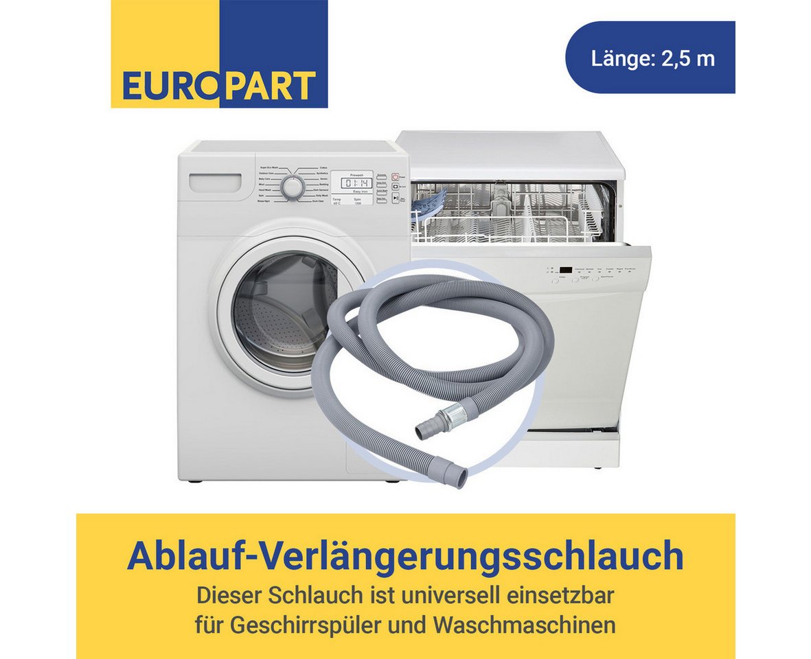 Thumbnail - easyPART Ablaufschlauch wie EUROPART 10006373 Ablaufschlauchverlängerung, Waschmaschine
