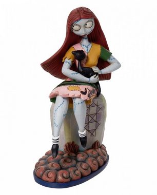 Horror-Shop Dekofigur Sally auf Grabstein mit Katze Sammelfigur 19 cm al