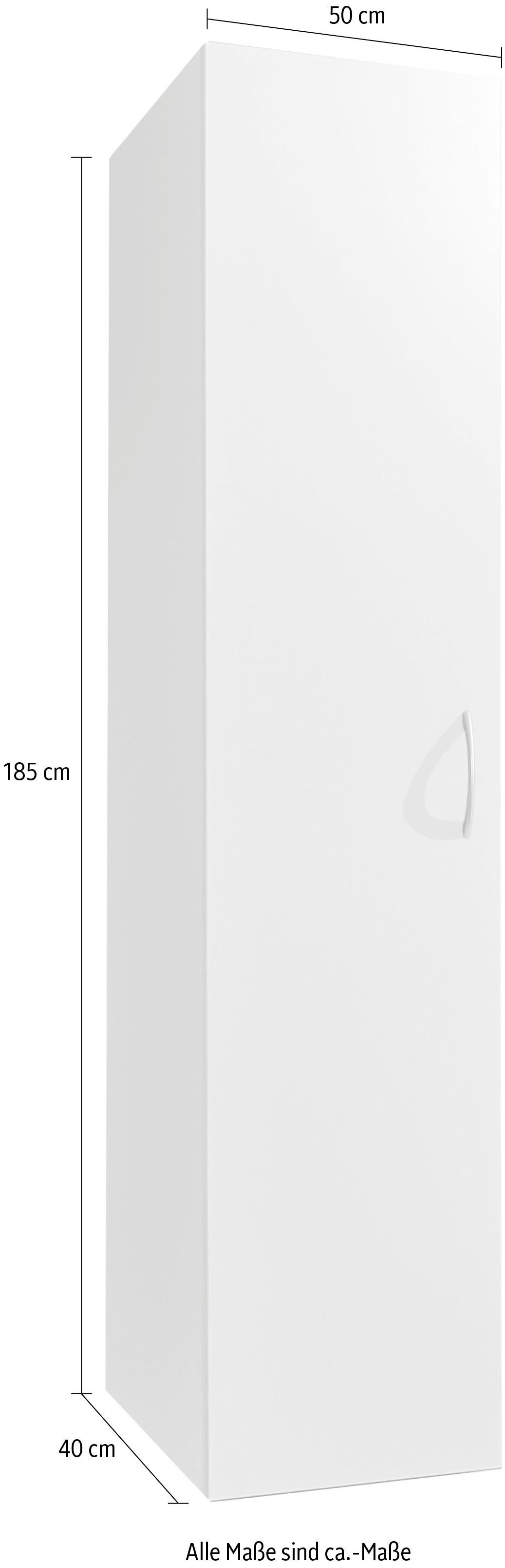 Wimex Schranksystem Multiraumkonzept Breite Weiß Weiß 50 cm 