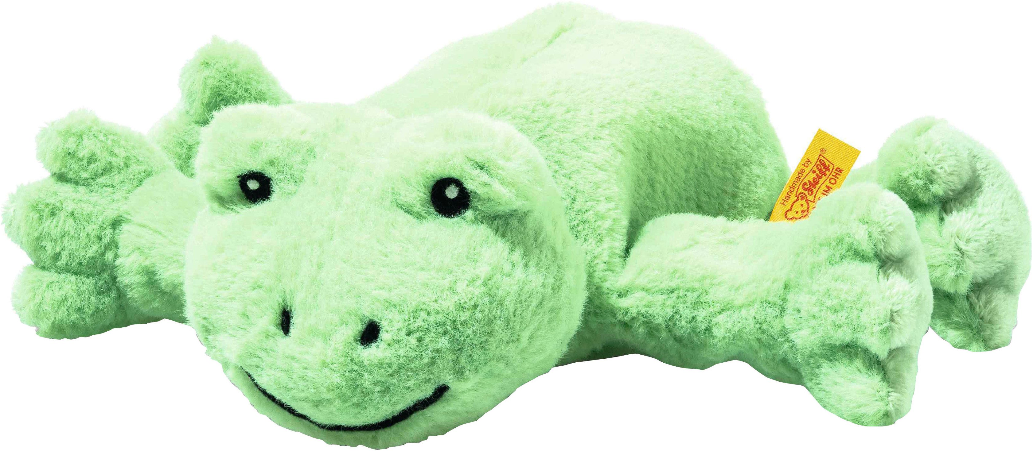 Steiff Kuscheltier Floppy Cappy Frosch liegend, 20 cm