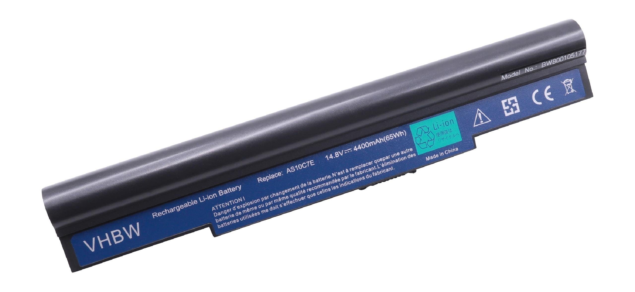 vhbw passend für Acer Aspire AS8943G-5464G50Bnss, AS8943G-5464G64Mn, Laptop-Akku 4400 mAh