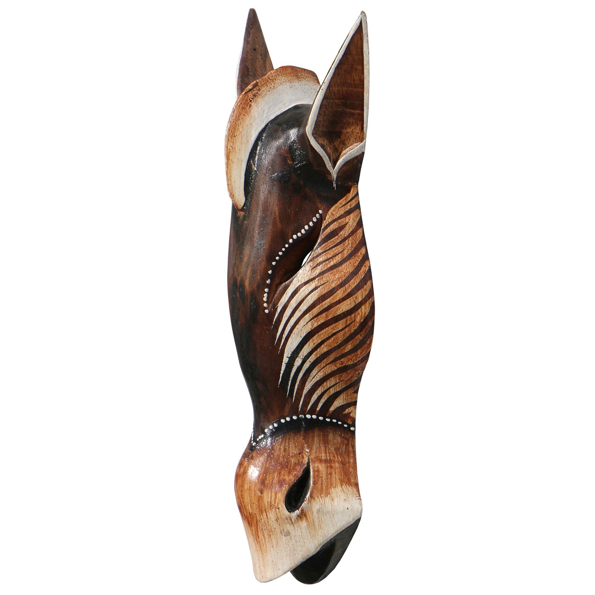 Wogeka Wanddekoobjekt Tier-Maske Gazelle Antilope 30 cm zum Aufhängen Afrika Wanddeko