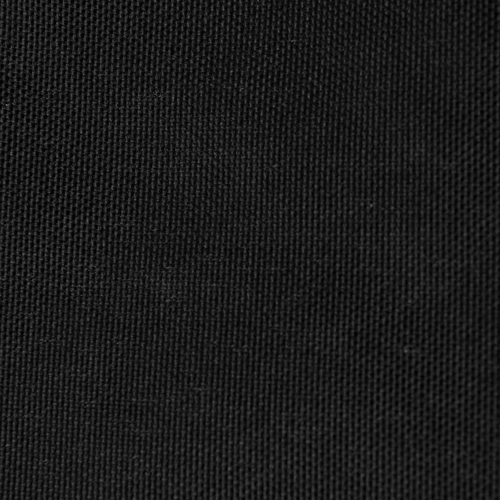 vidaXL Sonnensegel Sonnensegel Oxford-Gewebe Trapezförmig 3/5x4 m Schwarz, (1-tlg)