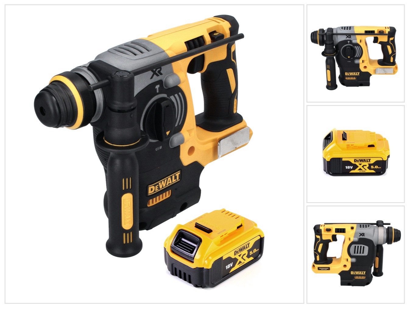 DeWalt Akku-Kombibohrhammer DCH 273 N Akku Kombihammer 18 V 2,1 J SDS Plus Brushless + 1x Akku