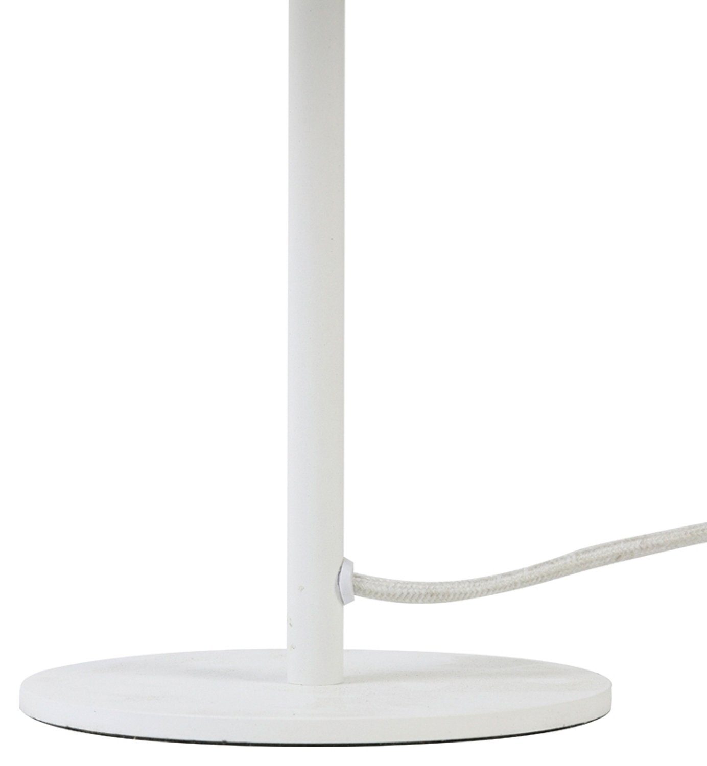 Light & Living Tischleuchte MEREL, 1-flammig, Weiß, H 35 ohne Leuchtmittel cm, Metall