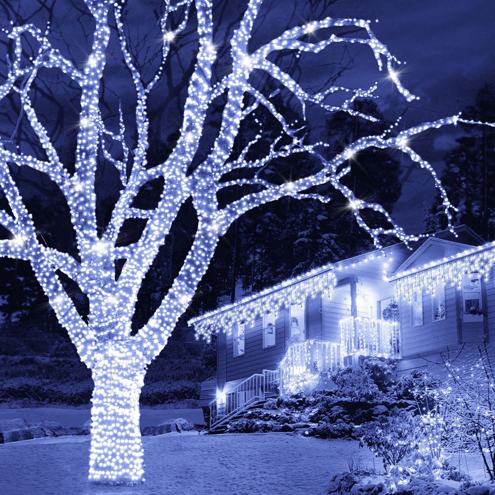 Rosnek LED-Baummantel 20m LED Lichterkette for günstig online kaufen