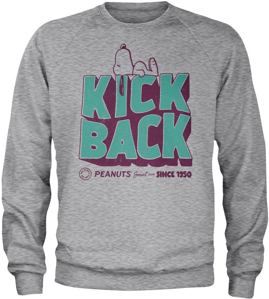 PEANUTS Worldwide LLC Rundhalspullover Kick Back Social Club Sweatshirt