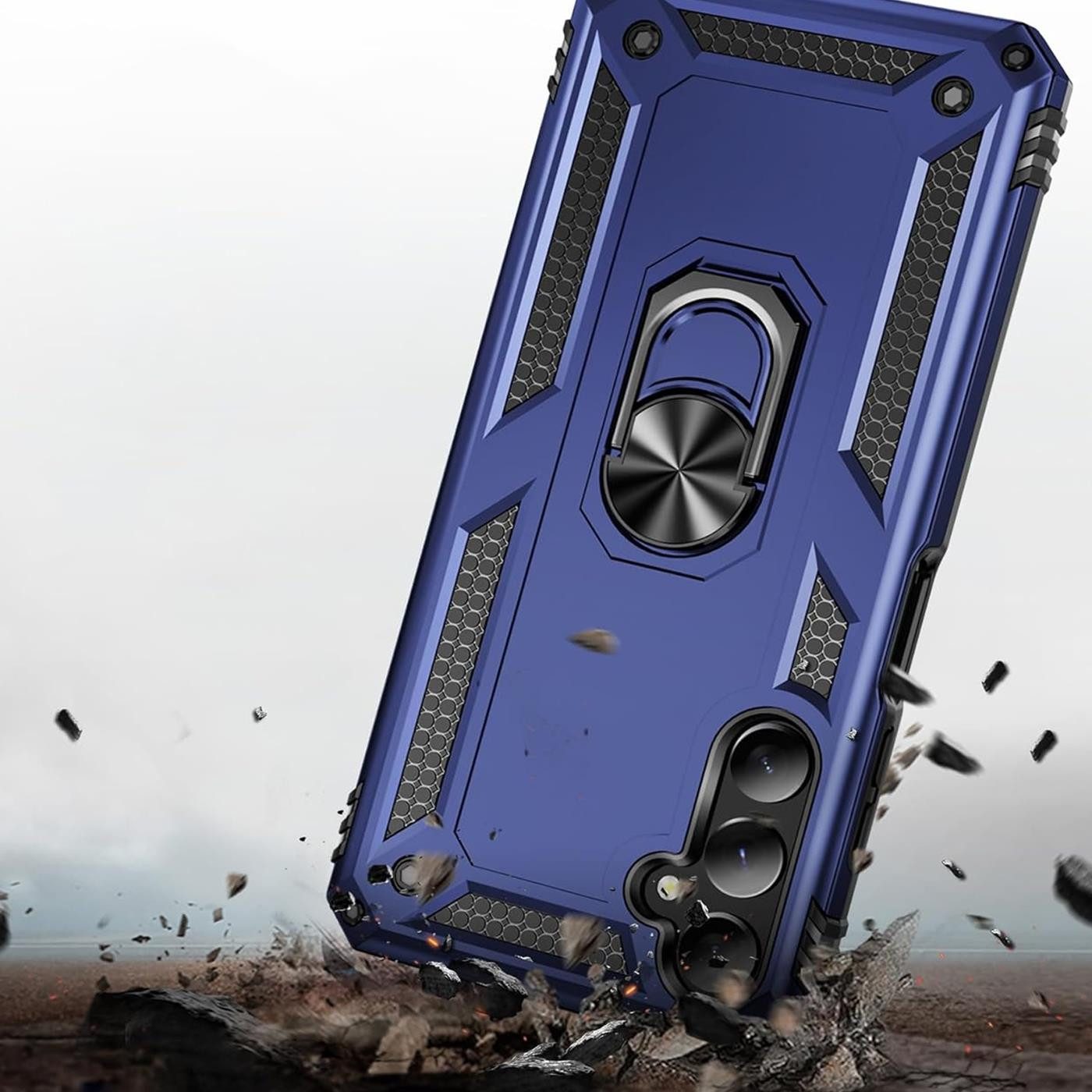 CoolGadget Handyhülle Armor Shield Case für Samsung Galaxy A16 5G 6,7 Zoll, Outdoor Cover mit Magnet Ringhalterung Handy Hülle für Samsung A16 5G – Bild 5 von 5