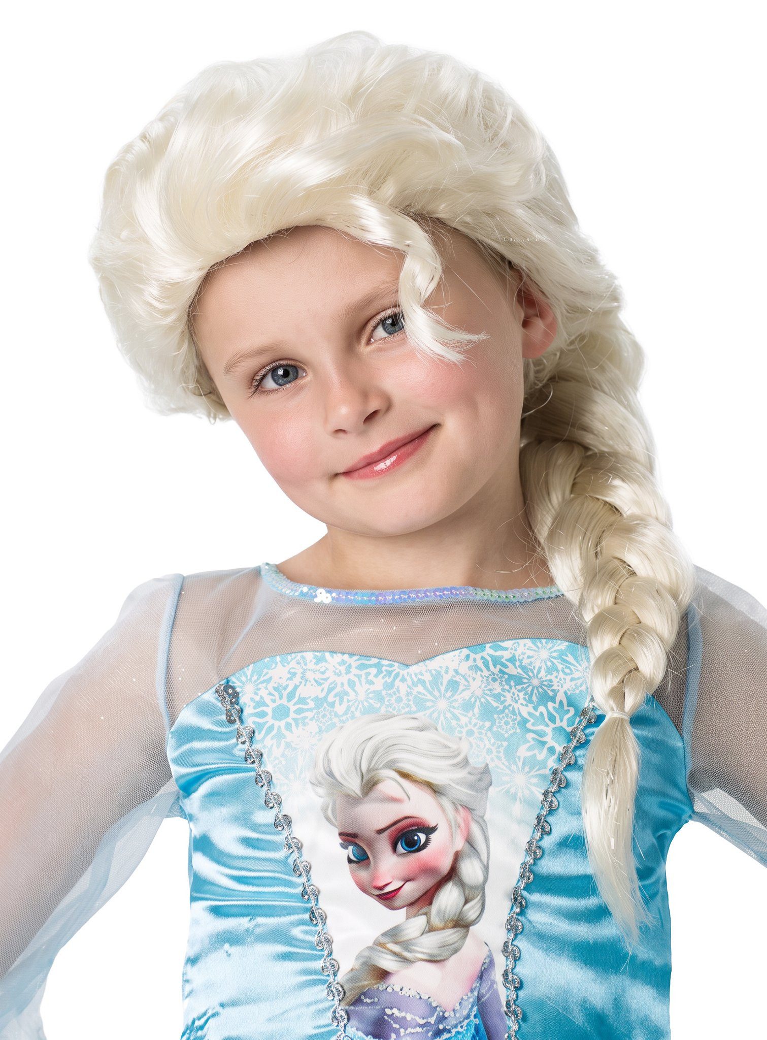 Rubie´s Kostüm-Perücke Die Eiskönigin Elsa - Kostüm Perücke für Fasching, Original lizenzierte Perücke aus Disney's 'Die Eiskönigin'
