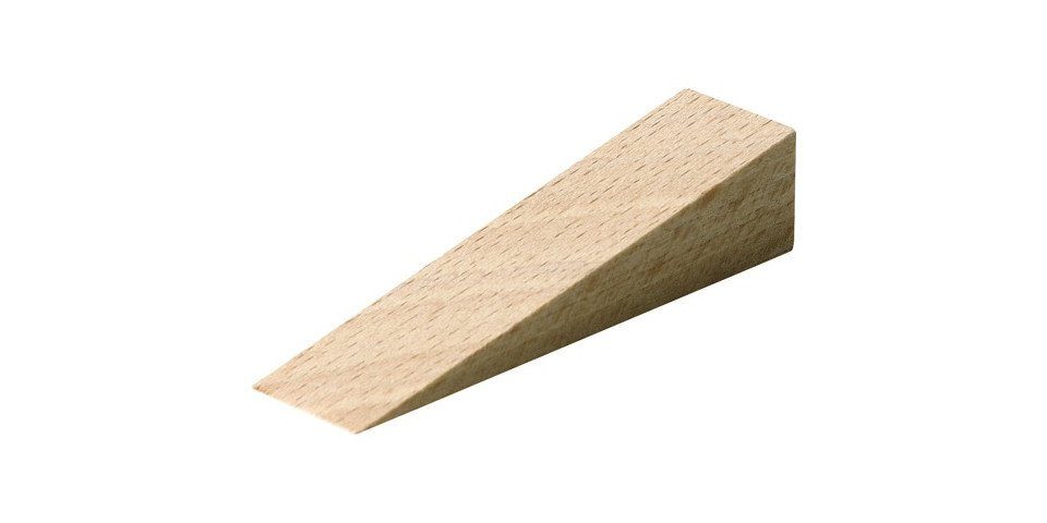 Türstopper Hettich Holzkeile 14 x 18 x 65 mm Buche - 50 Stück
