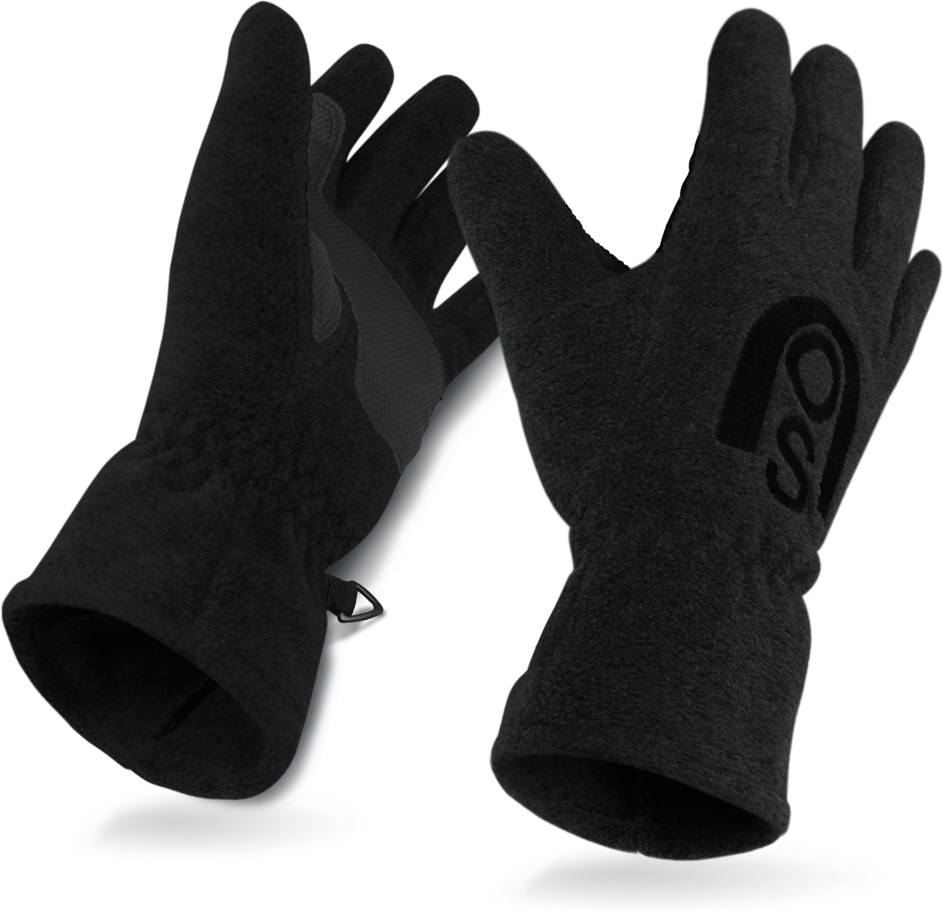 Fleece Übergangshandschuhe mit Handschuhe Fleecefütterung Winterhandschuhe Handschuhe für Thermohandschuhe Damen Schwarz normani Herren Outdoor Skihandschuhe und Nuuk