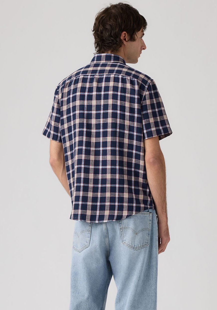 Levi's® Kurzarmhemd SUNSET 1 PKT STANDRD Leinenstruktur