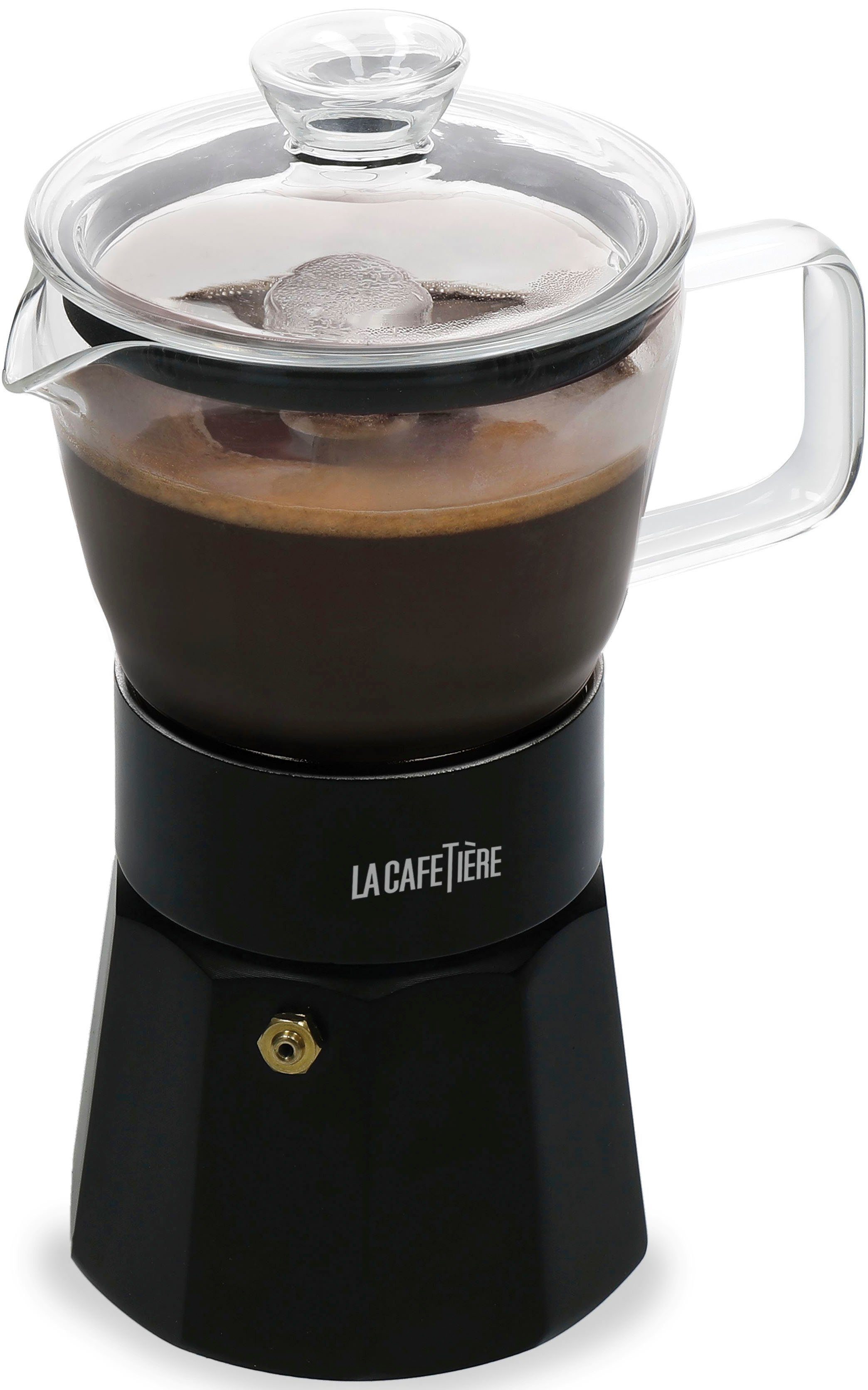 La Cafetière Espressokocher, 290l Kaffeekanne, Aus hochwertigem, rostfreiem Edelstahl mit induktionsgeeignetem Boden