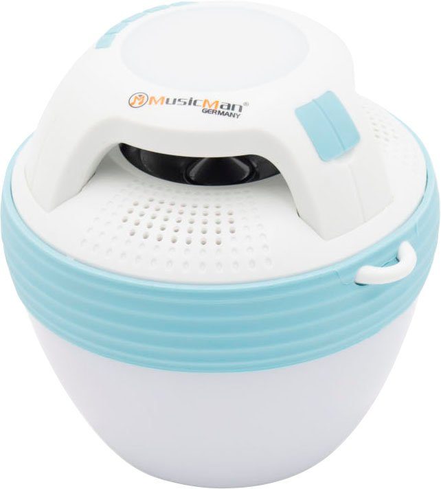 Technaxx MusicMan BT-X60 Pool- 1.0 Lautsprecher (Bluetooth, 8 W),  Wassergeschützter, schwimmender Lautsprecher, Bluetooth | Lautsprecher