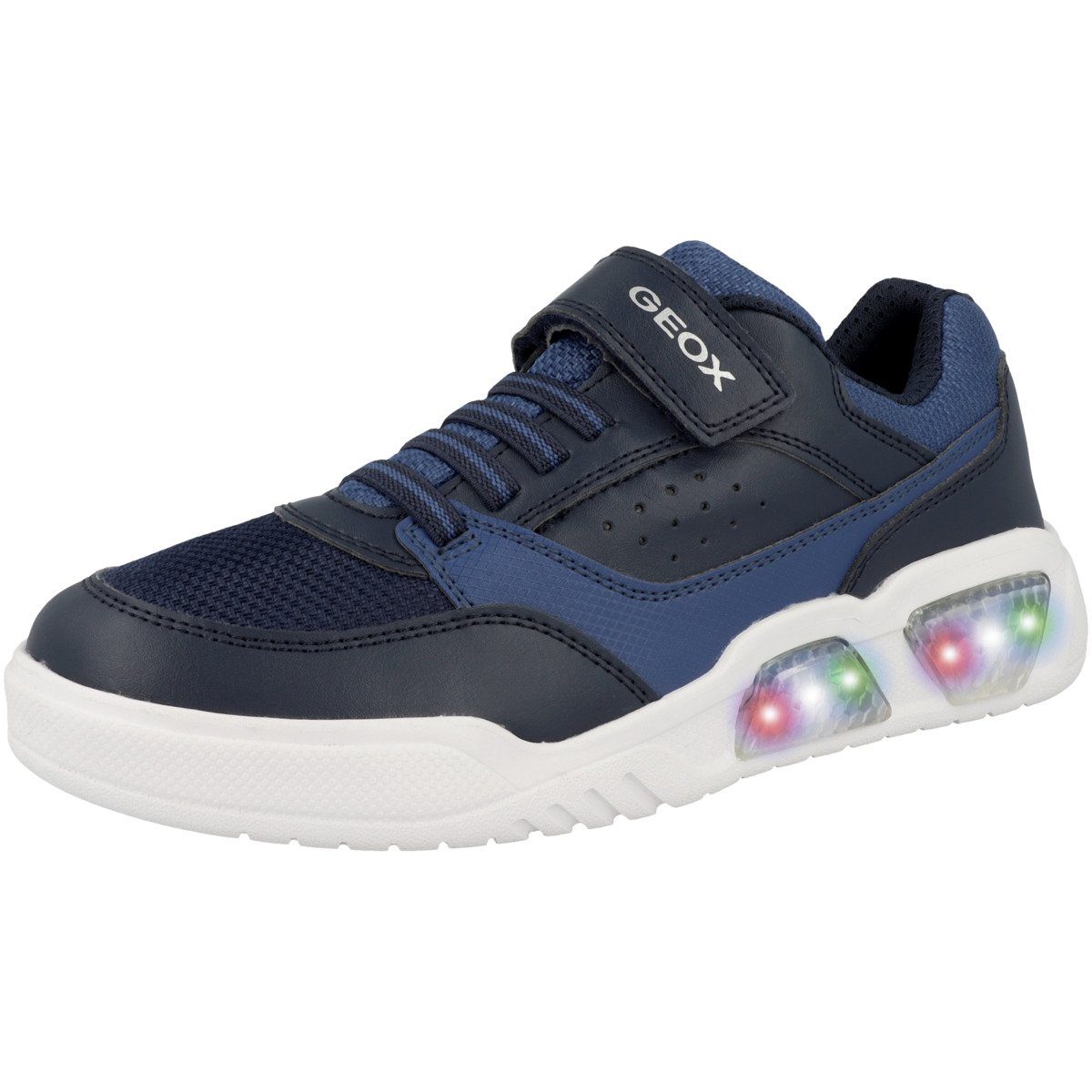 Jungen Sneaker LED Illuminus Geox Funktion B dunkelblau B. J