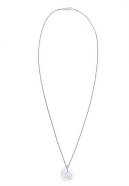 Elli Kette mit Anhänger Sternzeichen Jungfrau Astro Symbol Matt 925 Silber