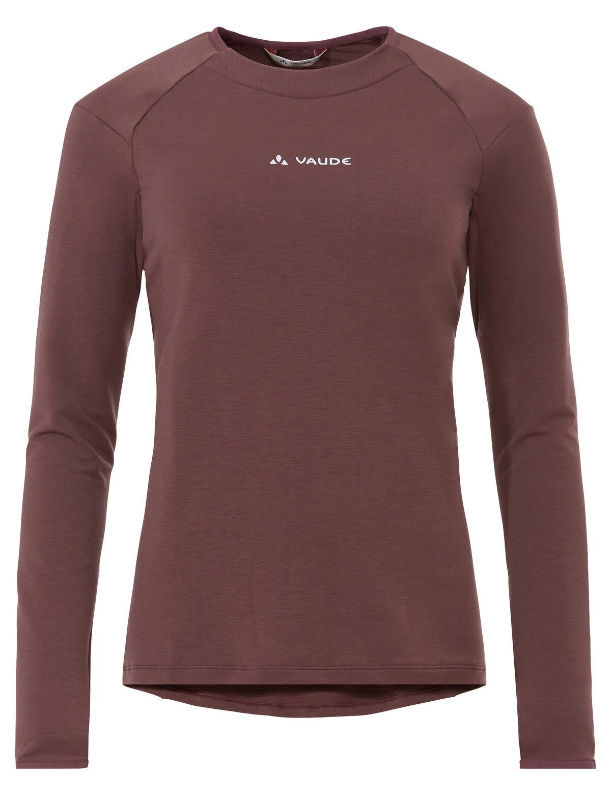 VAUDE Rundhalspullover Women's Monviso Crew Neck (1-tlg) Sweatshirt mit Wollanteil hemmt unangenehme Gerüche