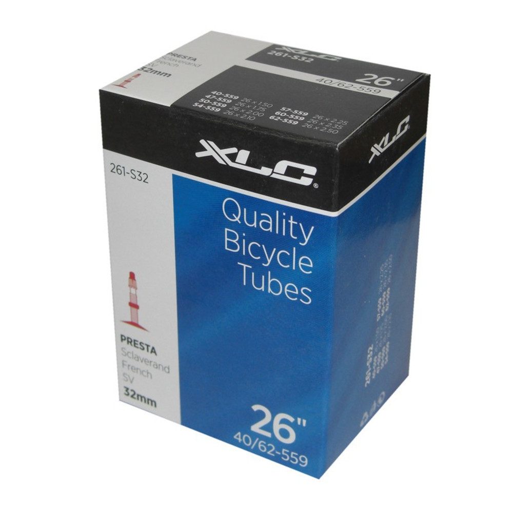 XLC Fahrradschlauch 26" Schlauch, 26x1.5/2.5" (40/62-559), SV 32 mm