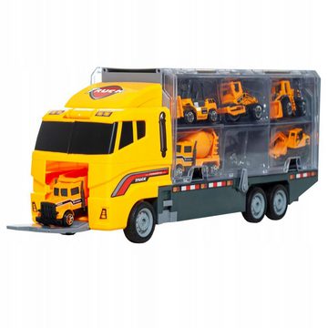 KRUZZEL Spielzeug-LKW TIR-LKW-Set mit 6 Wagen Autotransporter