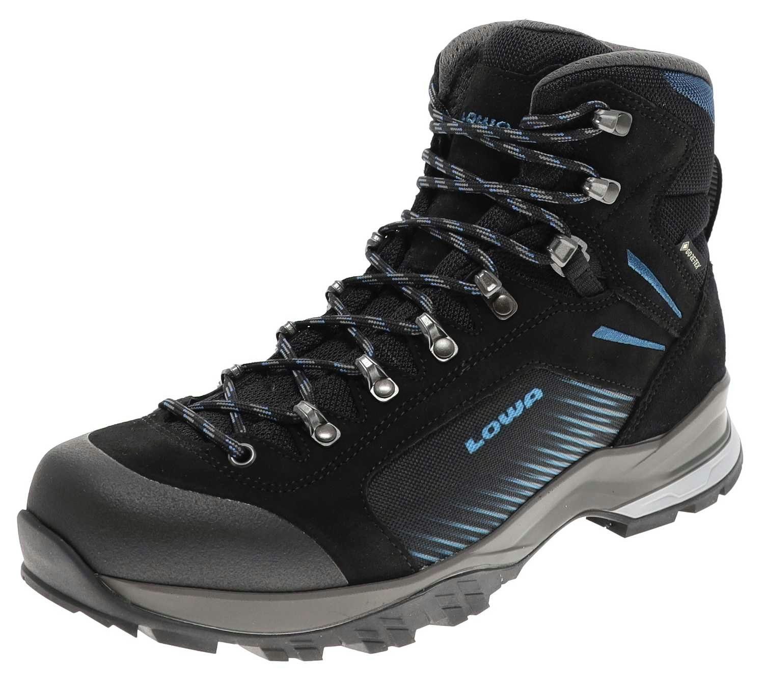 Lowa Lowa Herren Trekkingsstiefel Vigo GTX wasserdichter Wanderstiefel Schwarz Outdoorschuh