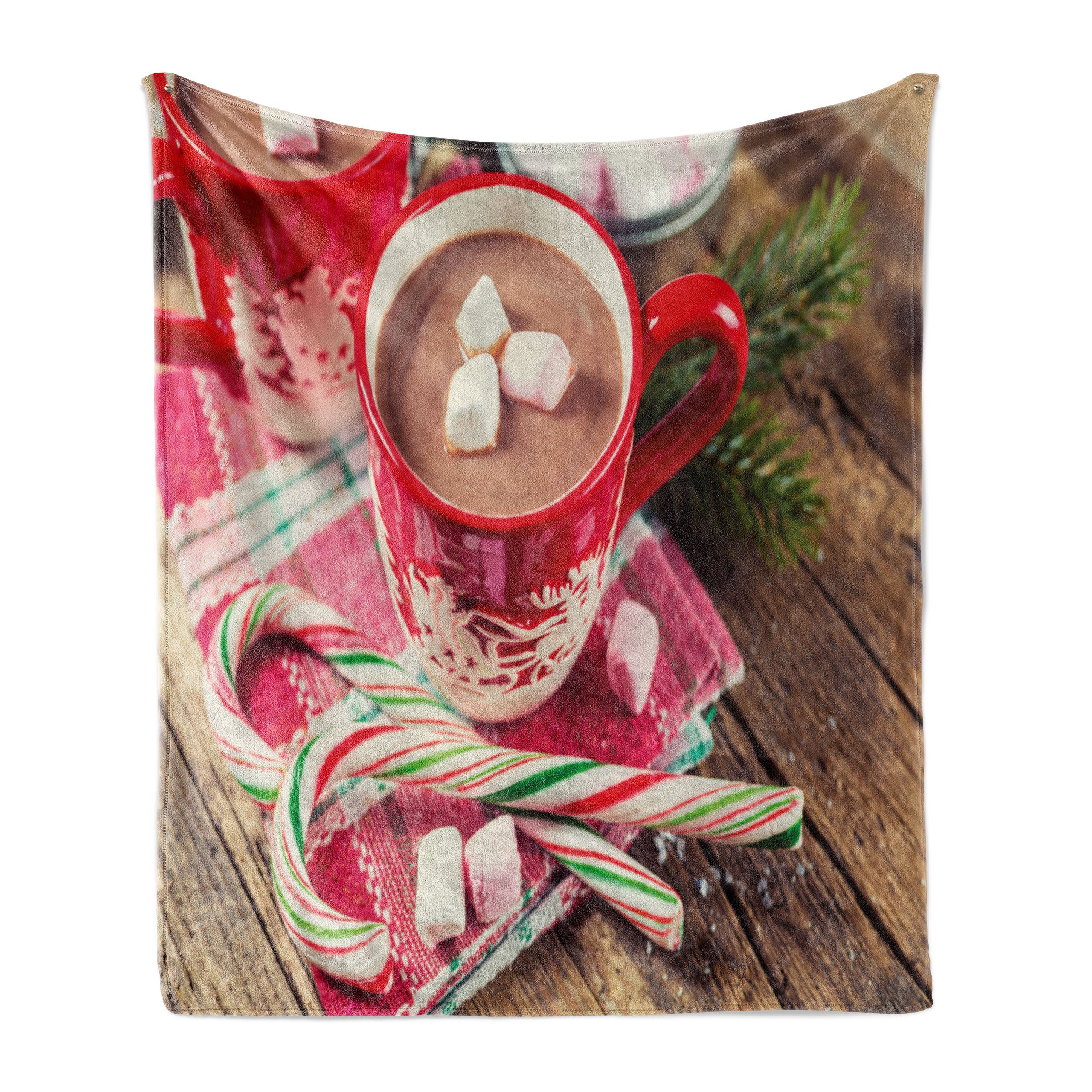 Wohndecke Gemütlicher Plüsch für den Heiße und Schokolade Abakuhaus, Außenbereich, Innen- Weihnachten Tassen in