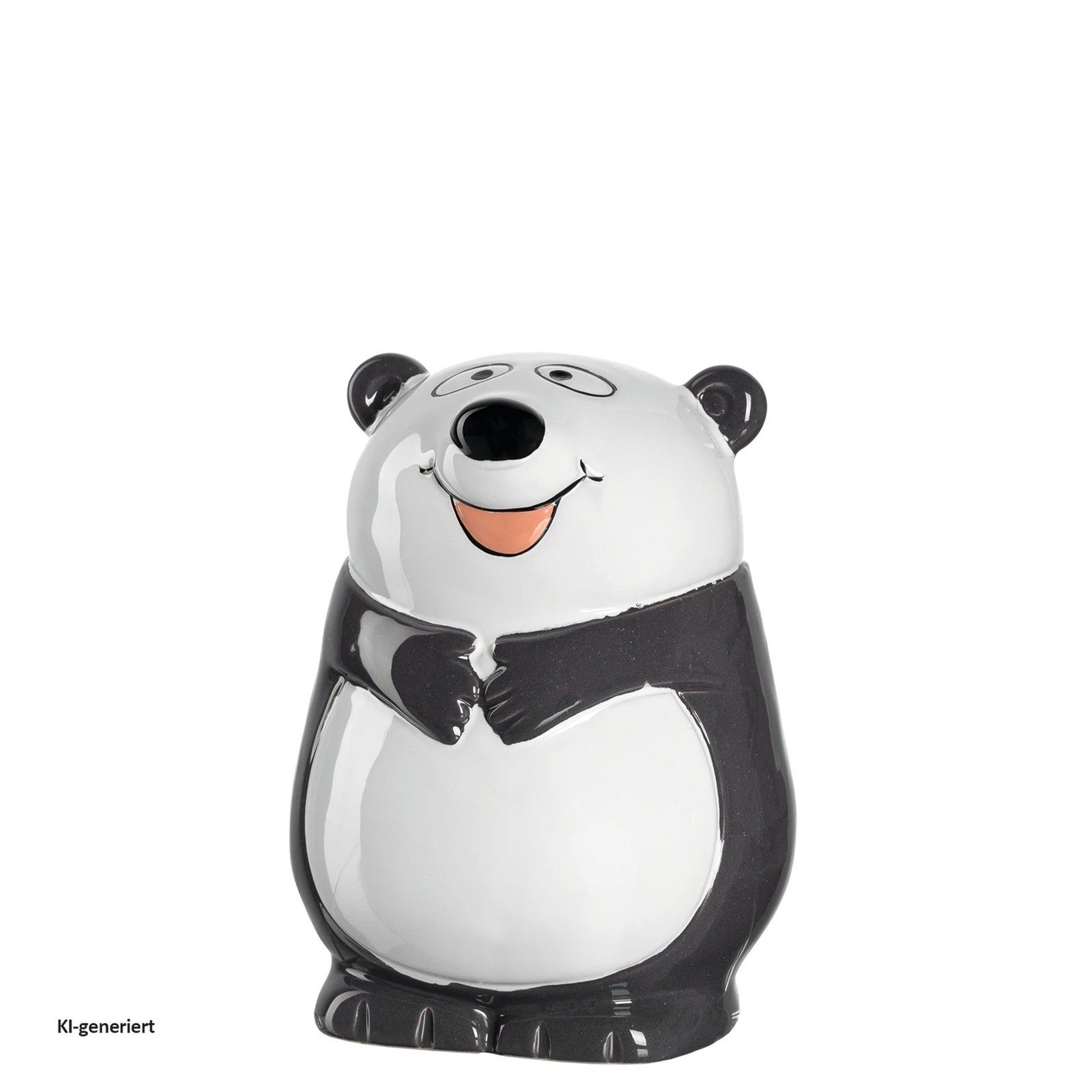 LEONARDO Spardose Spardose 12,2 cm Panda BAMBINI, (Stück, 1-tlg., 1 Spardose ohne Dekoration), Geschenkidee