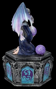 Figuren Shop GmbH Schmuckkasten Schatulle Anne Stokes - Dragon Friendship Frühling - Fantasy Drache Sc