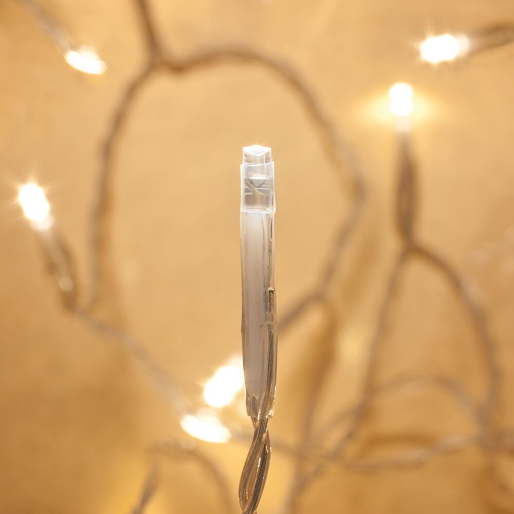 Koopman LED-Lichterkette LED-Minilichterkette, 50 warmweiße LEDs, 5 m