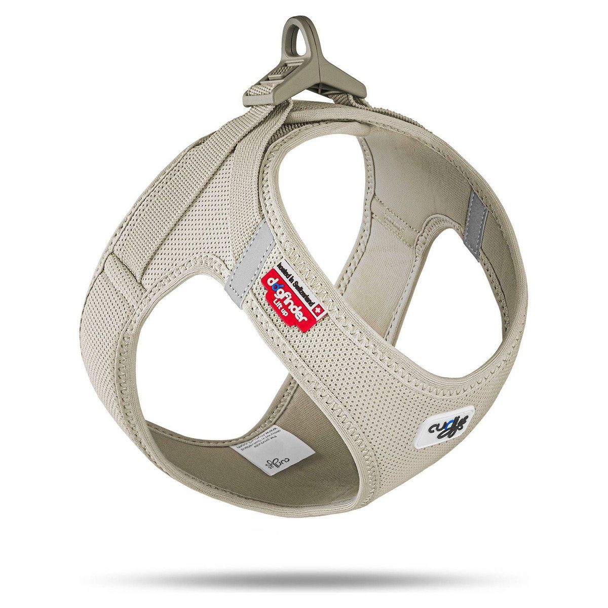 Curli Hunde-Geschirr Clasp Vest Geschirr Air-Mesh Special Edition 2022 Light-Tan