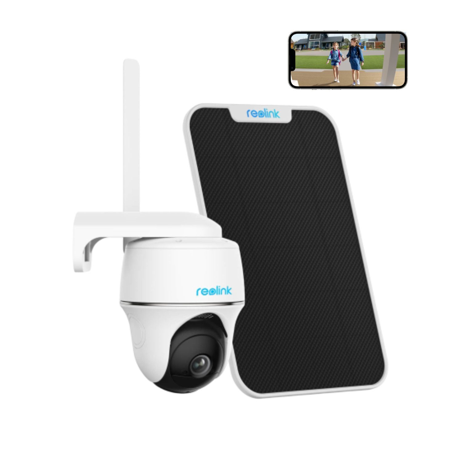 Reolink 4MP 3G/4G LTE Überwachungskamera (Außenbereich, mit SIMKartenslot+32GB SD Karte