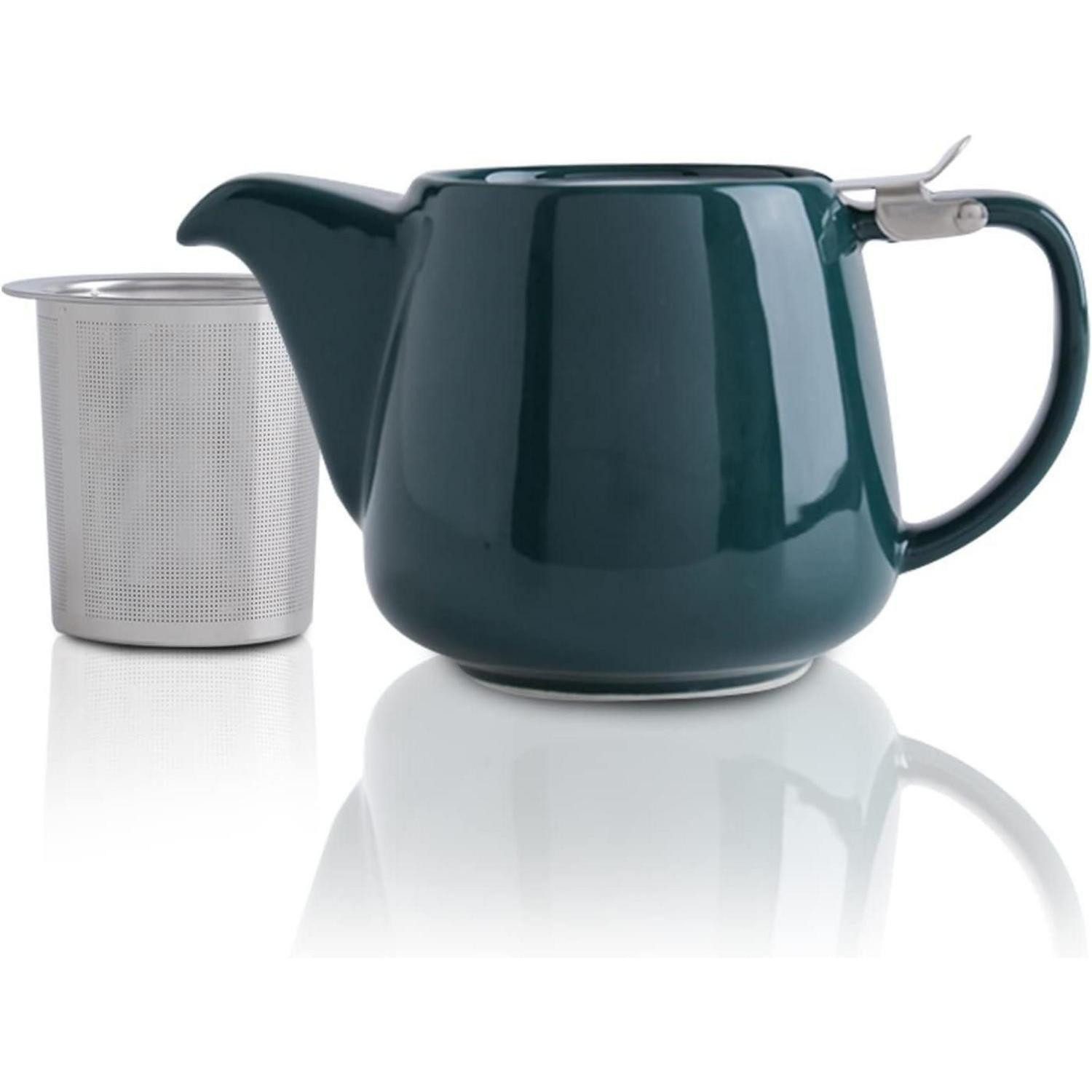 LuxusKollektion Teekanne Teekanne 1200ml Grün Keramik