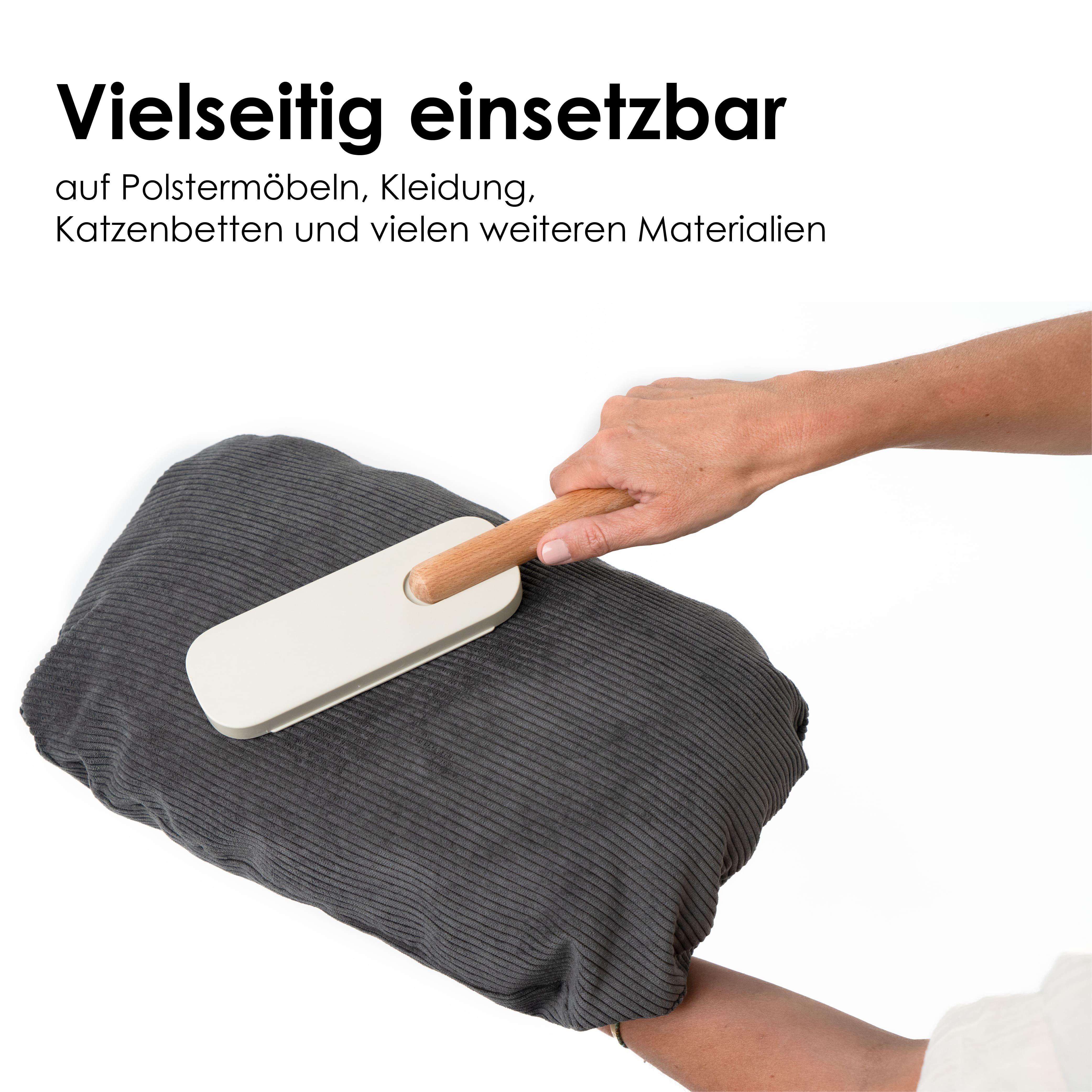 LucyBalu Tierhaarentferner HAIRY Fusselbürste für Tierhaare, Katzenhaarentferner