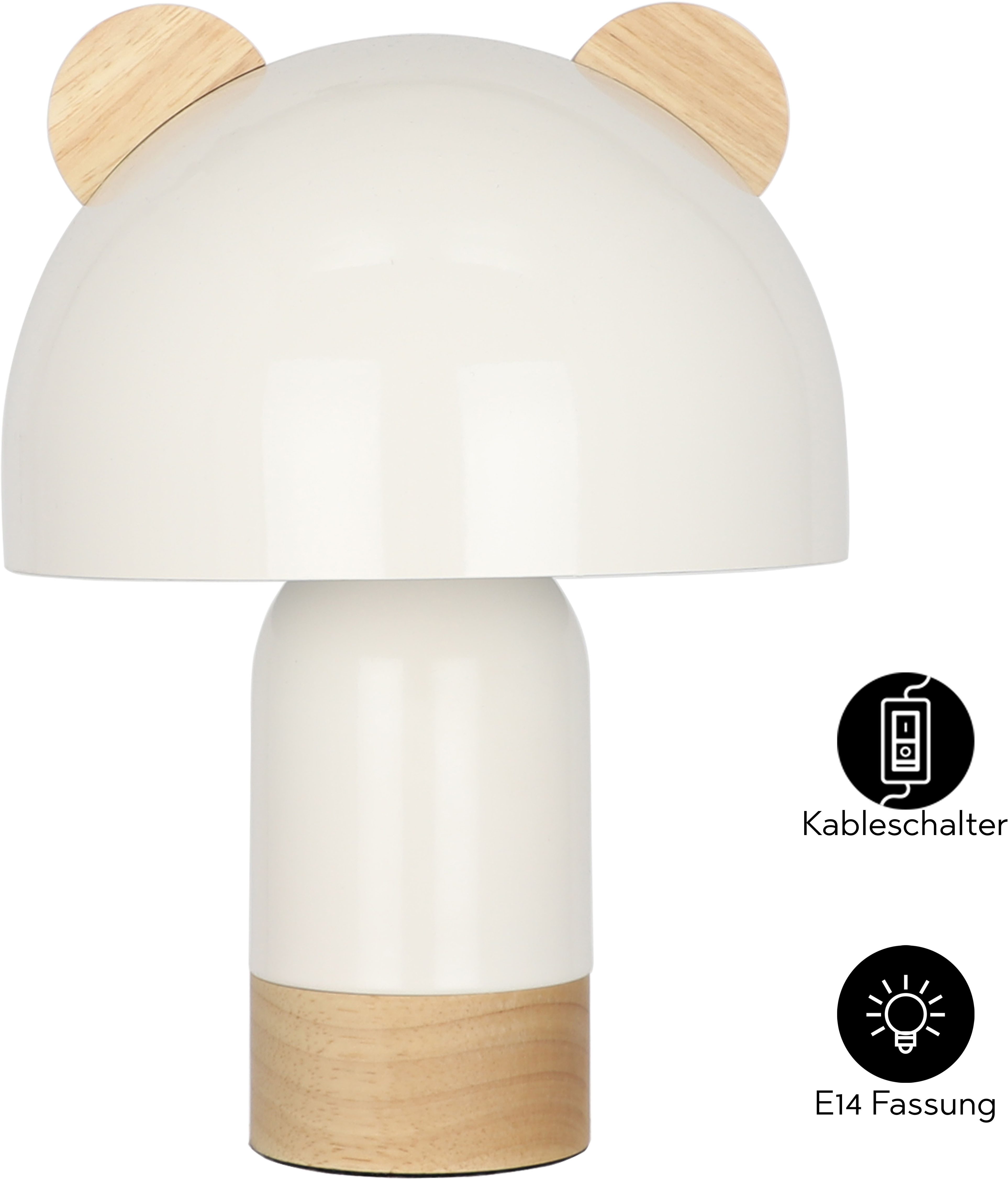 OTTO home Tischleuchte Alinn, Leuchtmittel wechselbar, ohne Leuchtmittel, d günstig online kaufen