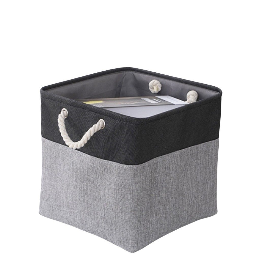 Zaewry Aufbewahrungsbox 33 x 33 x 33 cm Großer Aufbewahrungskorb, Korb Aufbewahrung, für Schrank, Regal,Kleidung