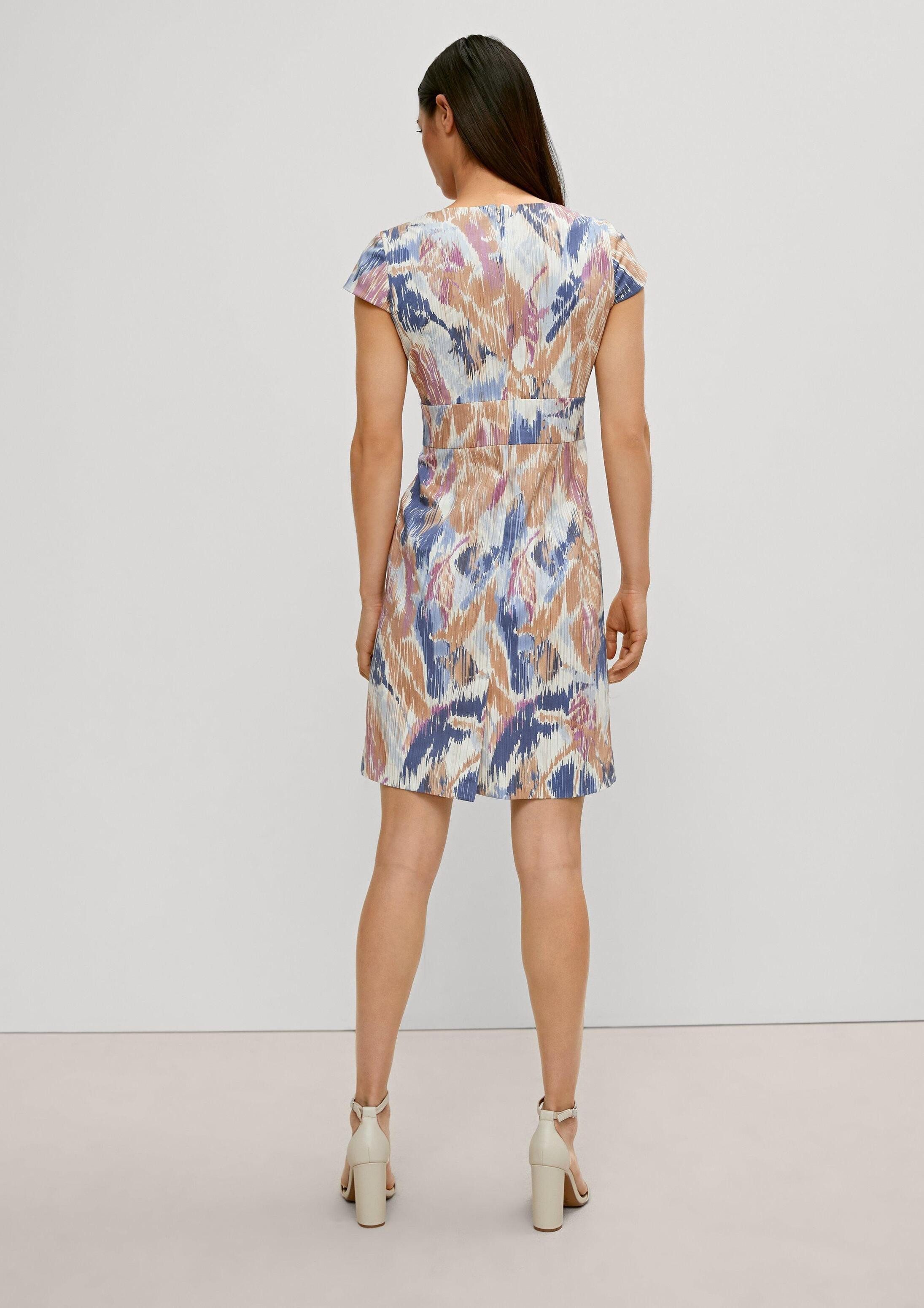 comma Minikleid Kleid Etuikleid mit Kappärmeln