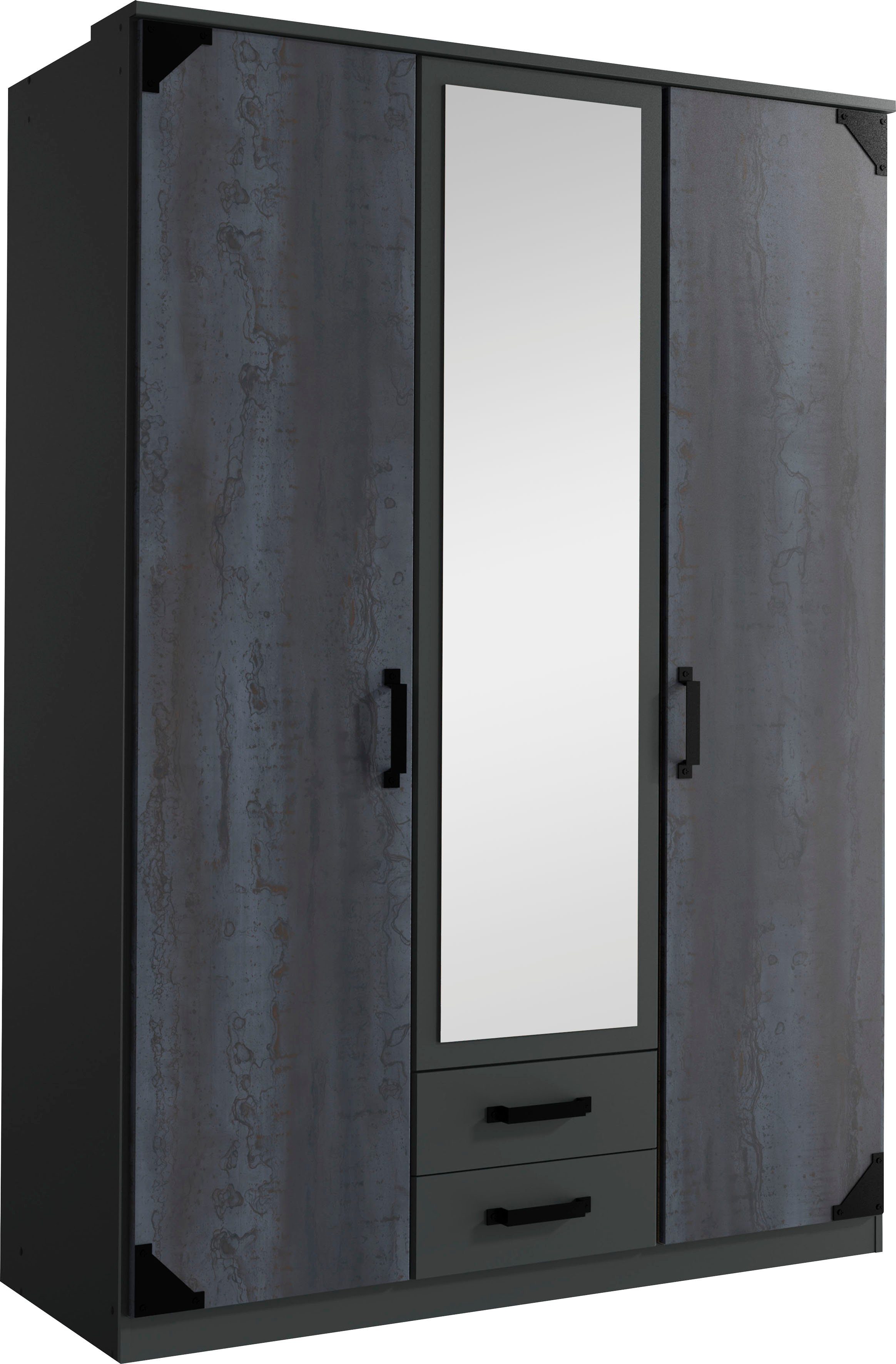 Wimex Drehtürenschrank Bochum mit Spiegel günstig online kaufen