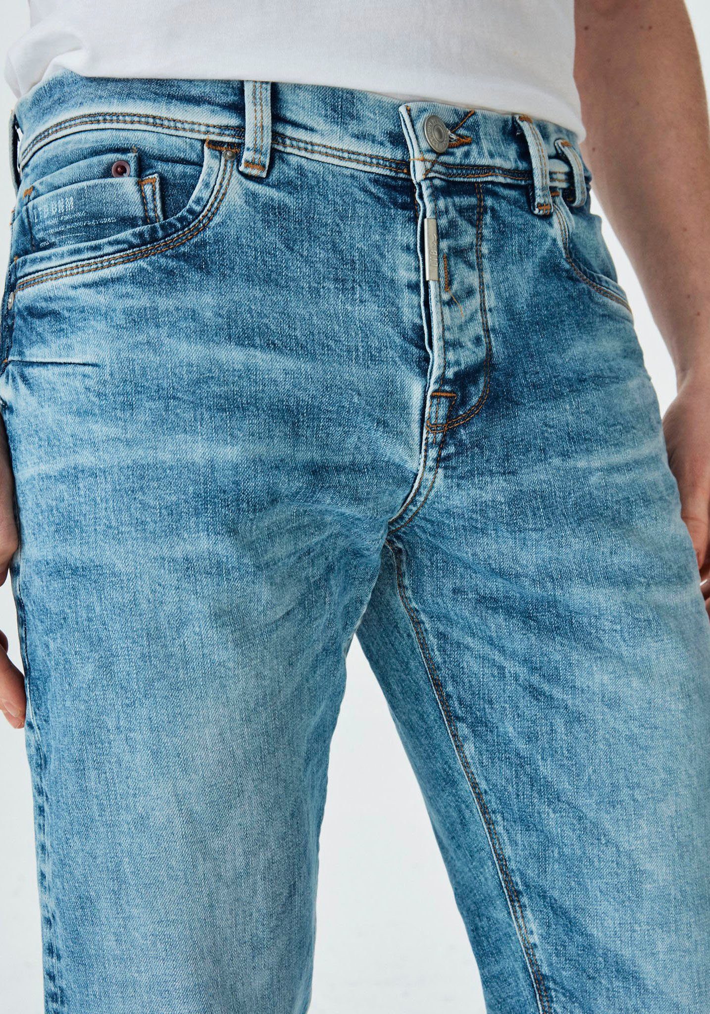 D Tapered-fit-Jeans wash stellan X LTB SERVANDO