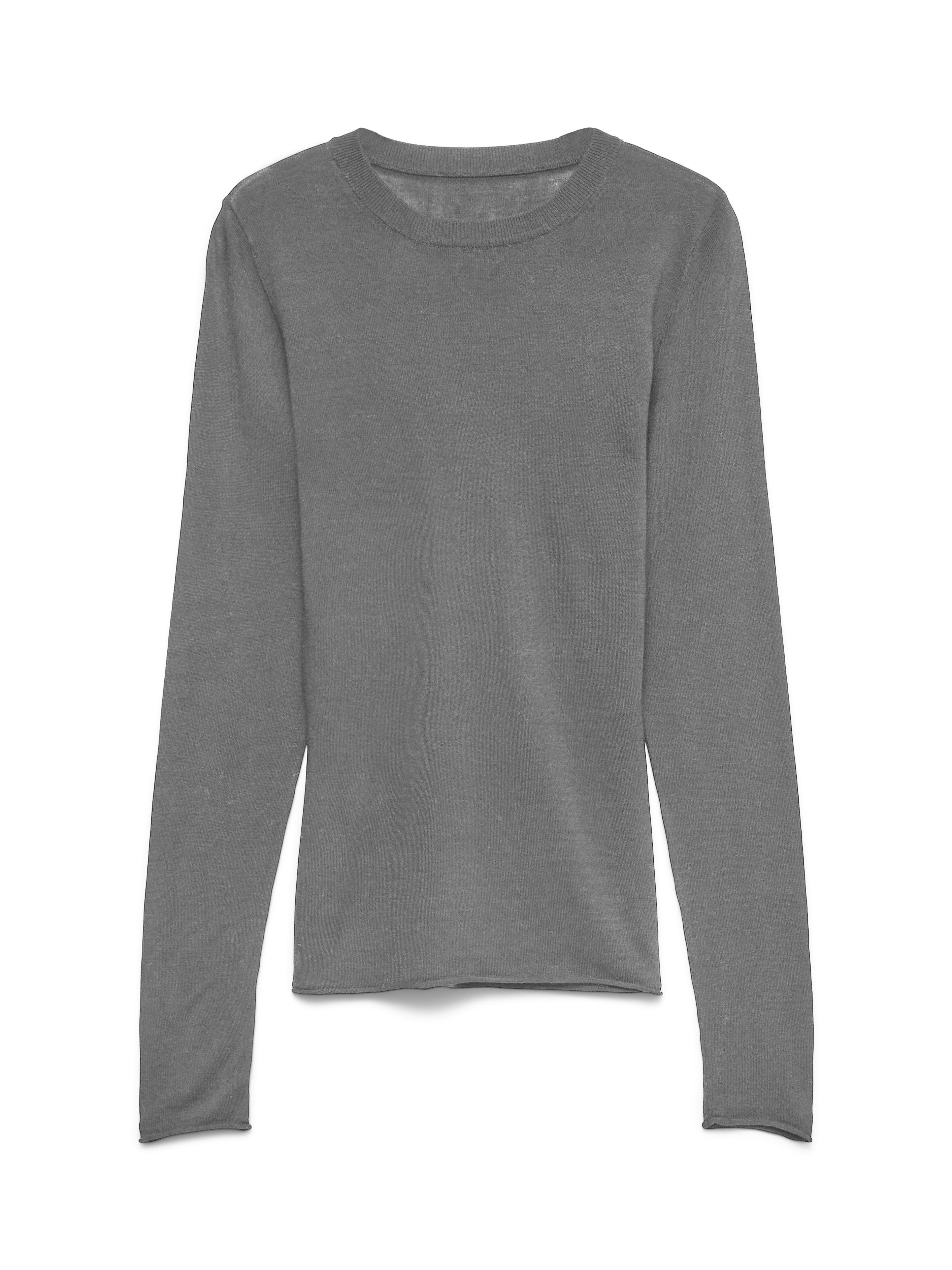 Vero Moda Strickpullover VMKAMILE LS O-NECK PULLOVER NOOS Viskosemischung