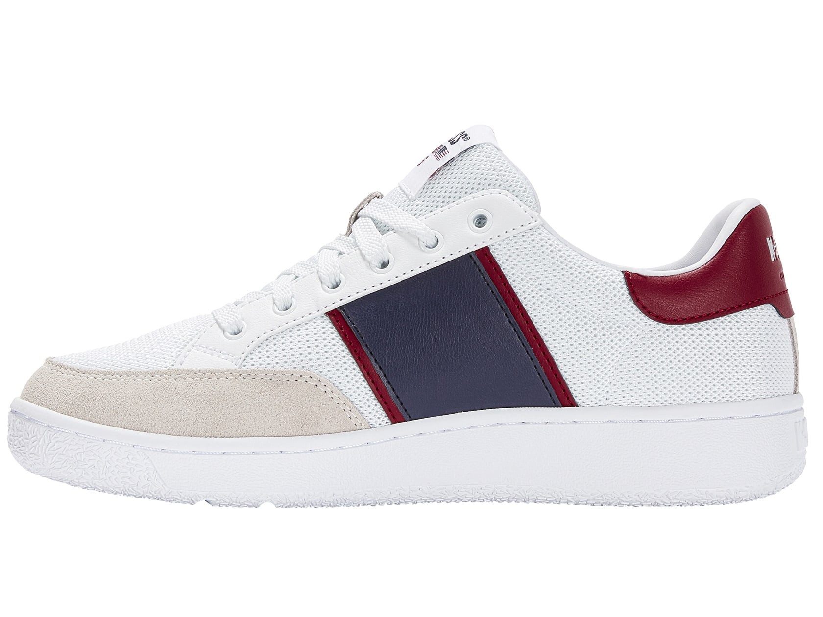 K-Swiss Slammtennis CC TXT weiss/rot/peacoat Herren Sneaker