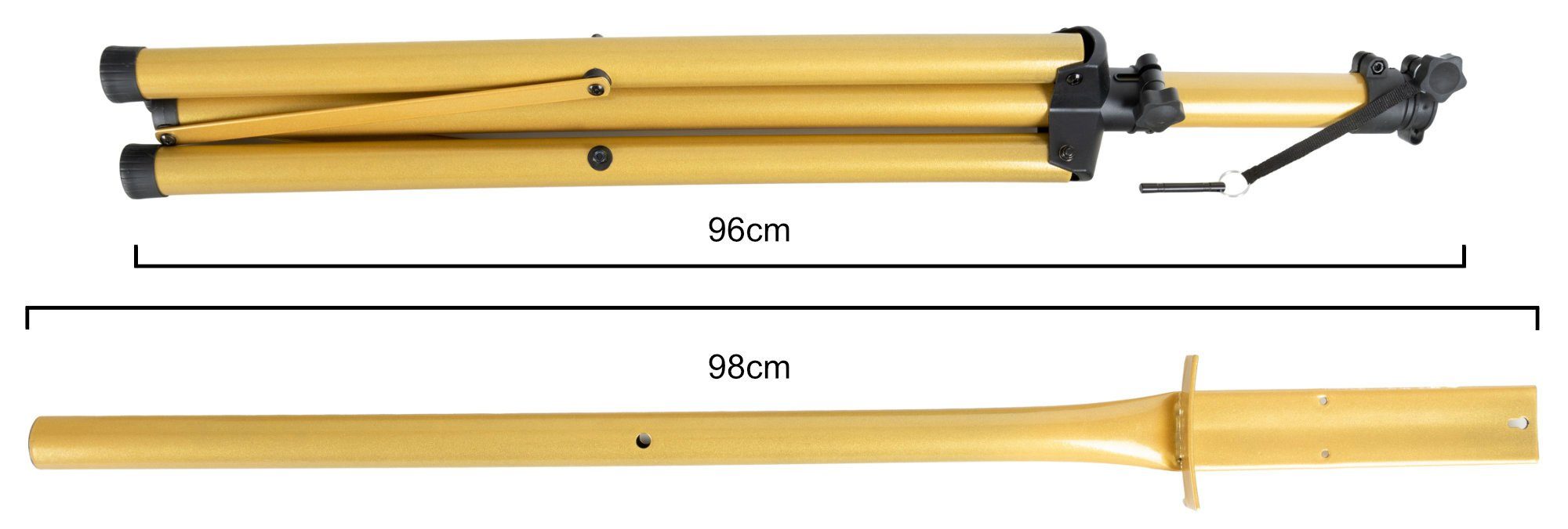 Pronomic Dartscheibe DA-45S Ständer für Dartscheibe - Dartboard Halterung - Dartständer, (Spar-Set, 2-tlg., inkl. Ständer und Dartboard-Halter), aus pulverbeschichtetem Stahl, höhenverstellbar