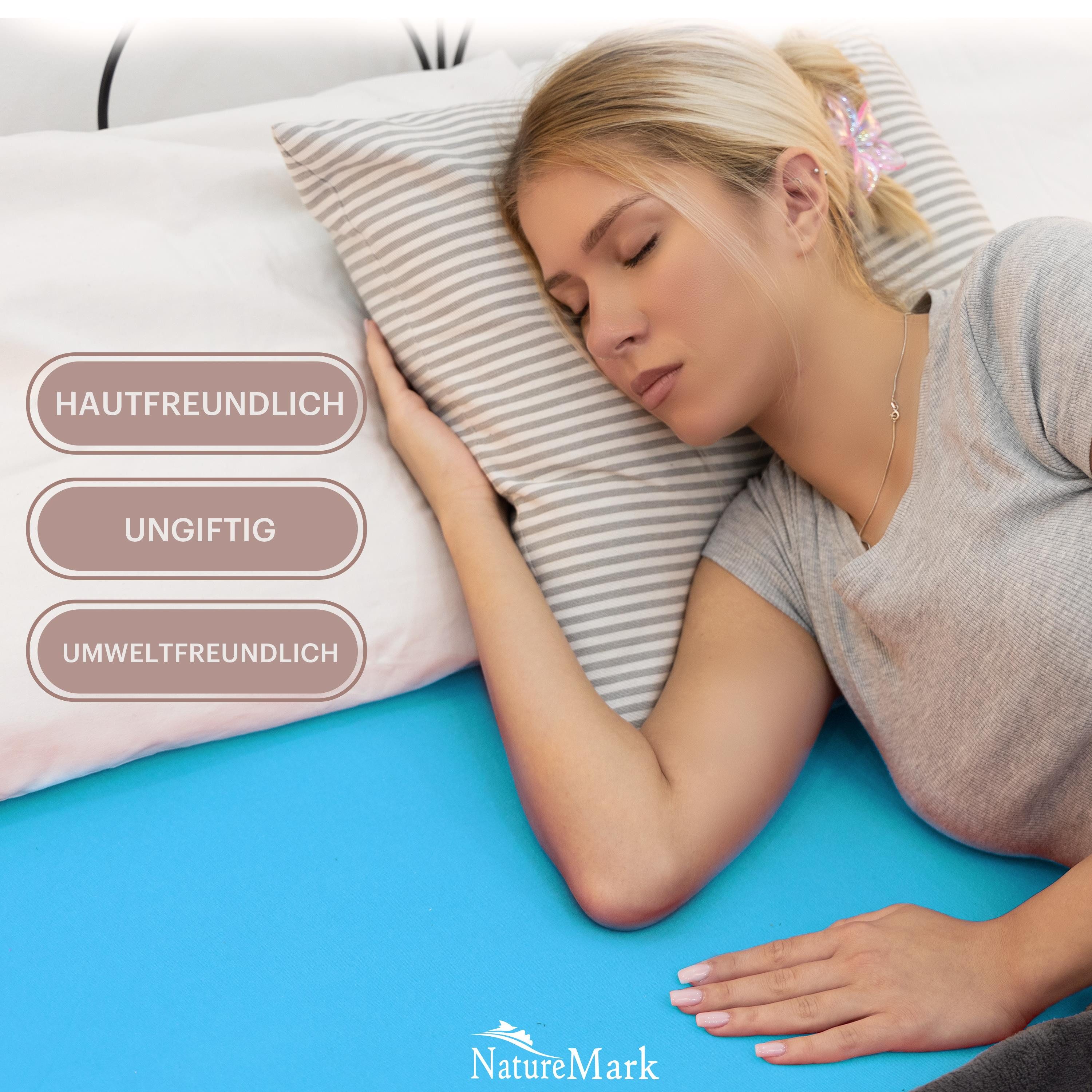 NatureMark Spannbettlaken Jersey Basic Spannbetttuch, 100% Baumwolle, Gummi günstig online kaufen