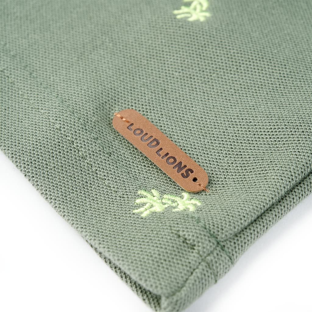 vidaXL Poloshirt Kinder-Poloshirt Khaki 92